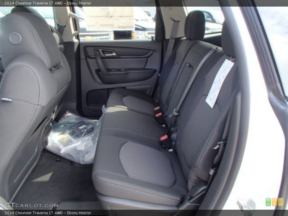 Ebony Interior Rear Seat for the 2014 Chevrolet Traverse LT AWD #83351461