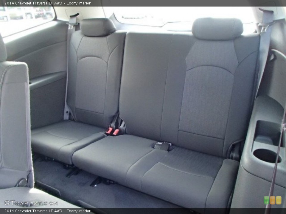 Ebony Interior Rear Seat for the 2014 Chevrolet Traverse LT AWD #83351476
