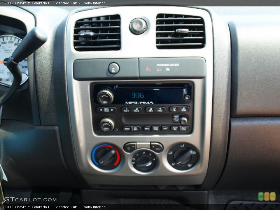 Ebony Interior Controls for the 2012 Chevrolet Colorado LT Extended Cab #83355563