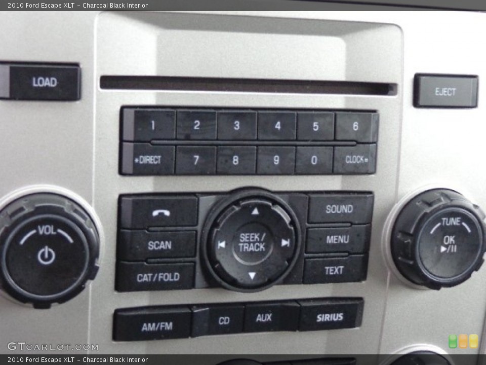 Charcoal Black Interior Controls for the 2010 Ford Escape XLT #83356321