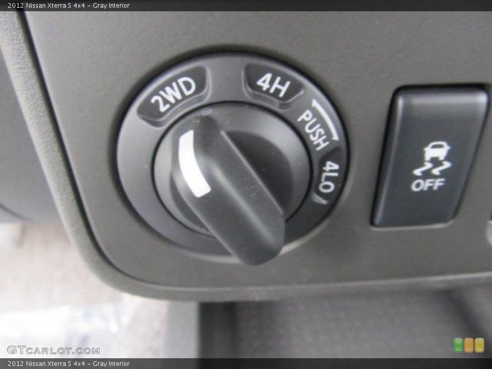 Gray Interior Controls for the 2012 Nissan Xterra S 4x4 #83359849