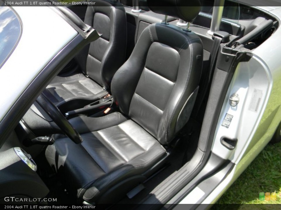Ebony Interior Front Seat for the 2004 Audi TT 1.8T quattro Roadster #83360992