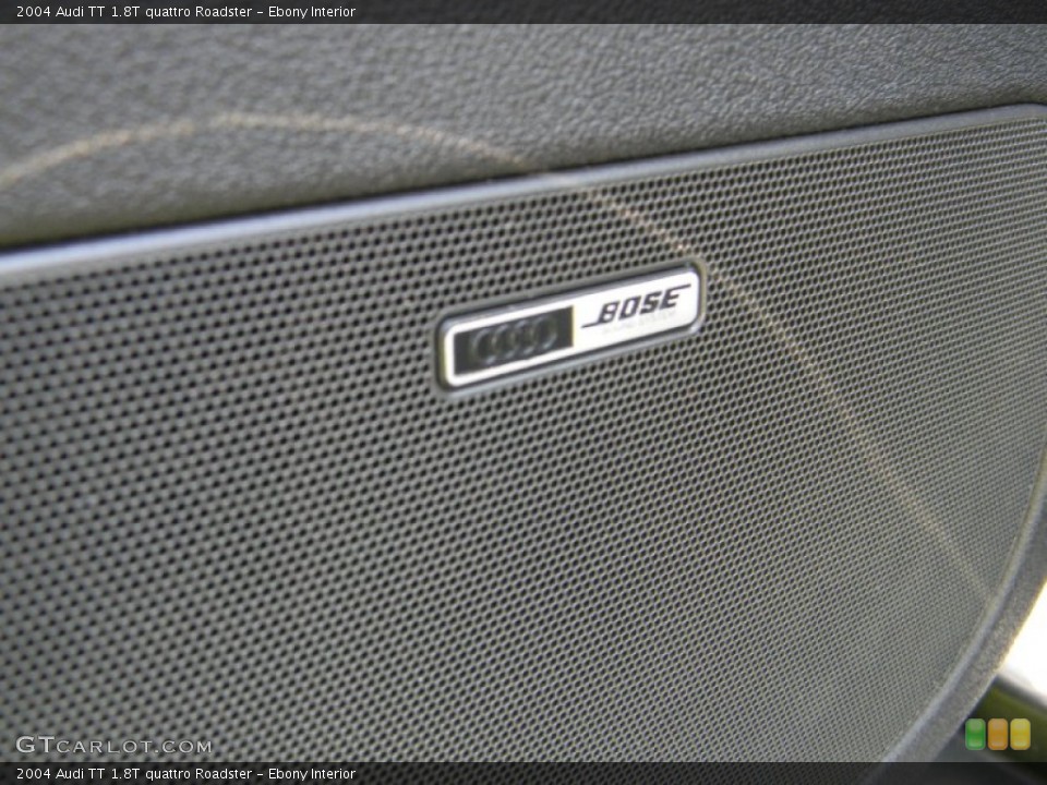 Ebony Interior Audio System for the 2004 Audi TT 1.8T quattro Roadster #83361097