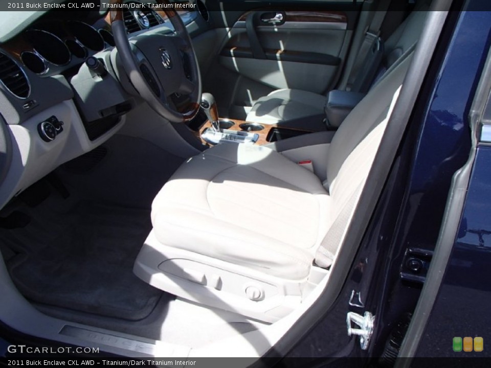 Titanium/Dark Titanium Interior Front Seat for the 2011 Buick Enclave CXL AWD #83365141