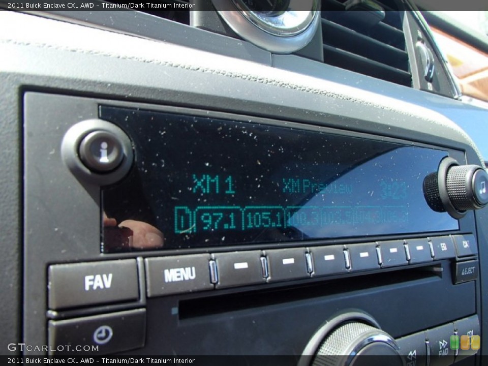 Titanium/Dark Titanium Interior Audio System for the 2011 Buick Enclave CXL AWD #83365285