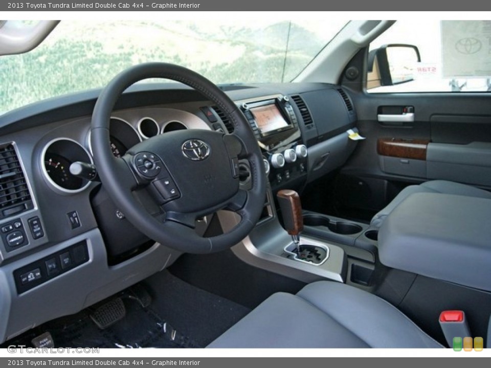 Graphite Interior Prime Interior for the 2013 Toyota Tundra Limited Double Cab 4x4 #83368537