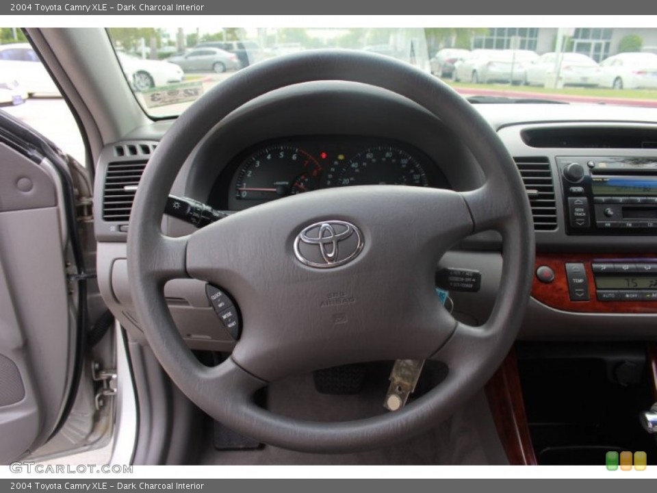 Dark Charcoal Interior Steering Wheel for the 2004 Toyota Camry XLE #83368714