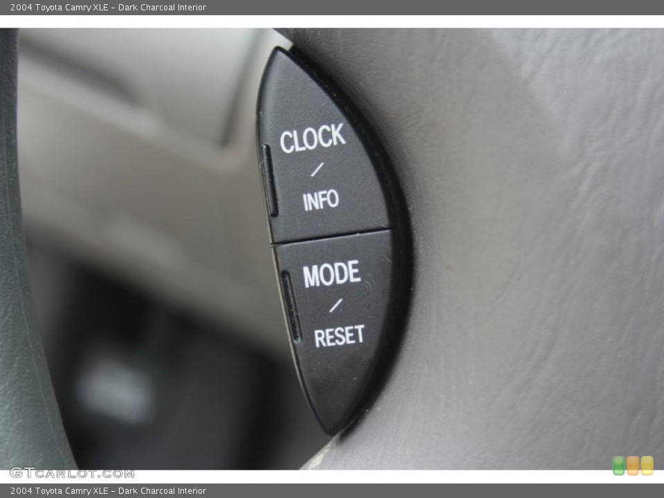 Dark Charcoal Interior Controls for the 2004 Toyota Camry XLE #83368804