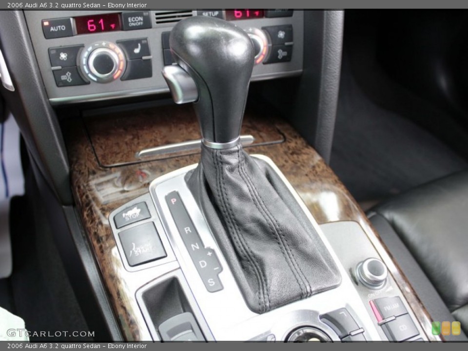Ebony Interior Transmission for the 2006 Audi A6 3.2 quattro Sedan #83370433