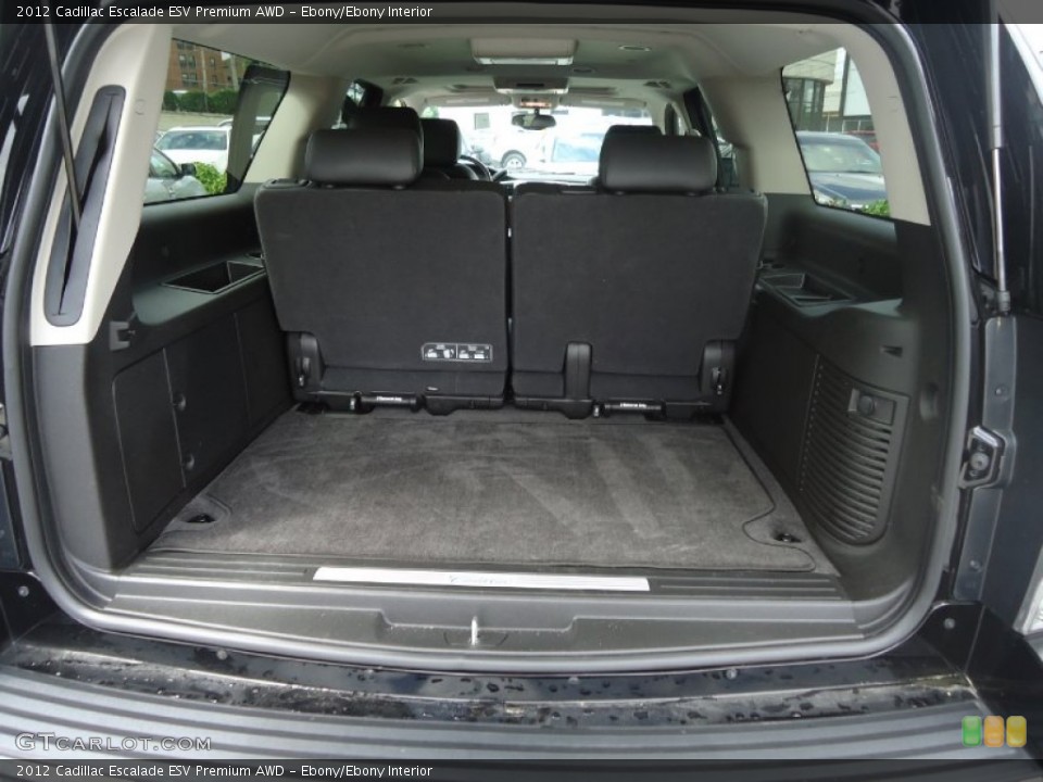 Ebony/Ebony Interior Trunk for the 2012 Cadillac Escalade ESV Premium AWD #83373487