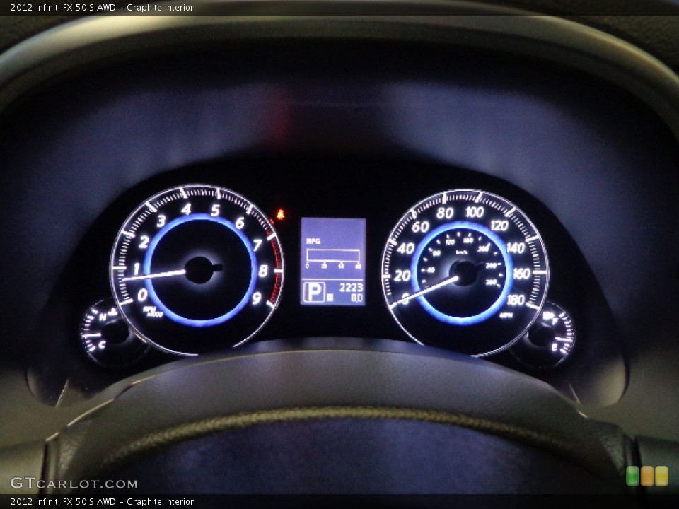 Graphite Interior Gauges for the 2012 Infiniti FX 50 S AWD #83374402