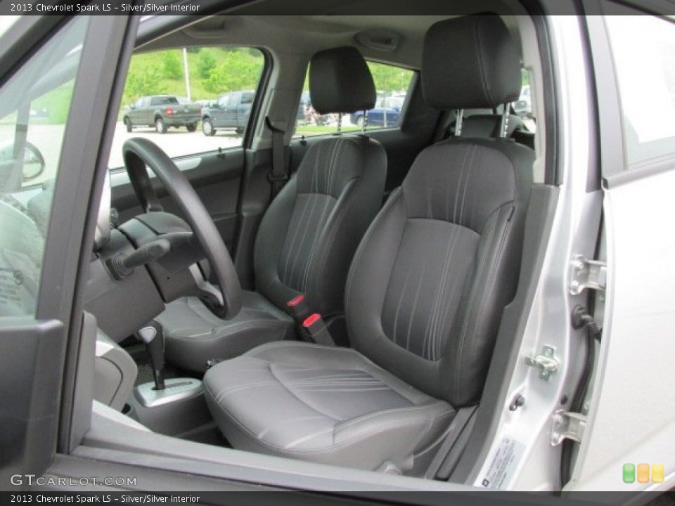 Silver/Silver Interior Front Seat for the 2013 Chevrolet Spark LS #83376595