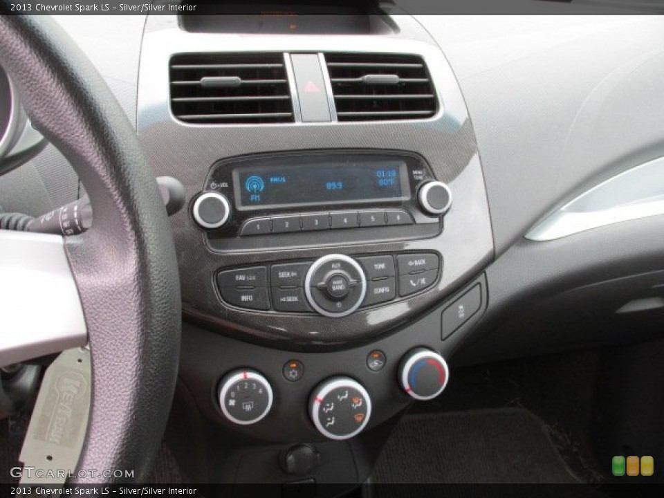 Silver/Silver Interior Controls for the 2013 Chevrolet Spark LS #83376613