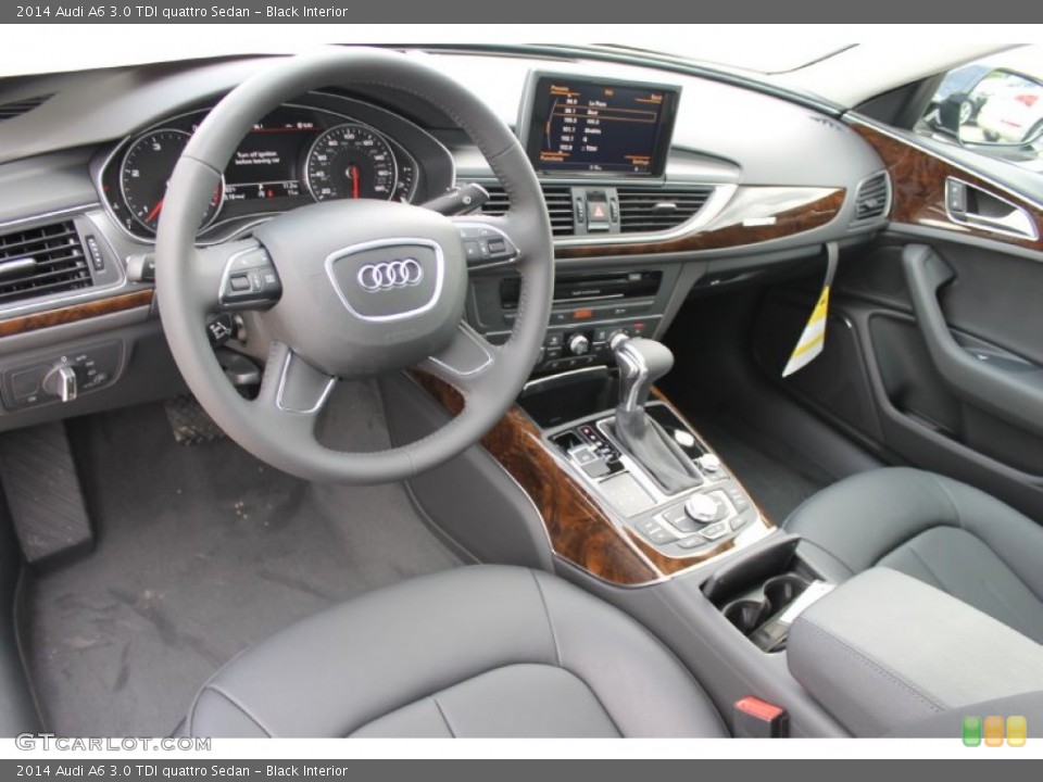 Black Interior Photo for the 2014 Audi A6 3.0 TDI quattro Sedan #83378953