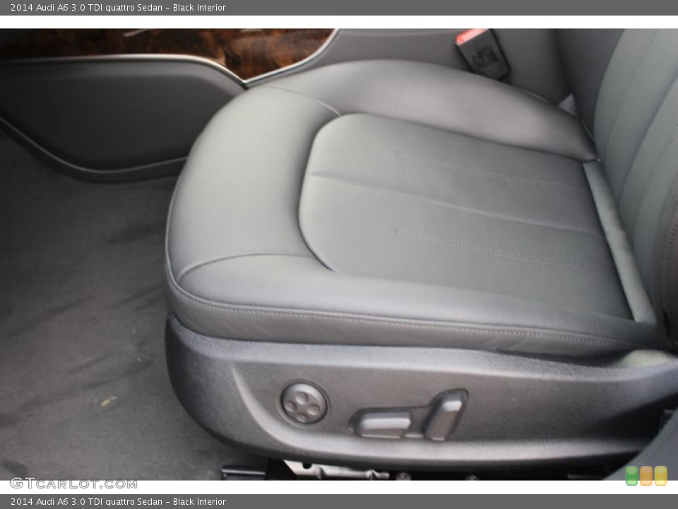 Black Interior Front Seat for the 2014 Audi A6 3.0 TDI quattro Sedan #83378992