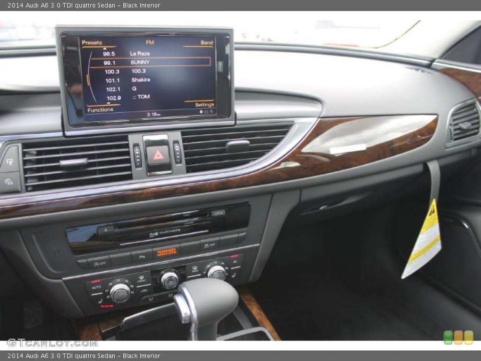 Black Interior Dashboard for the 2014 Audi A6 3.0 TDI quattro Sedan #83379085