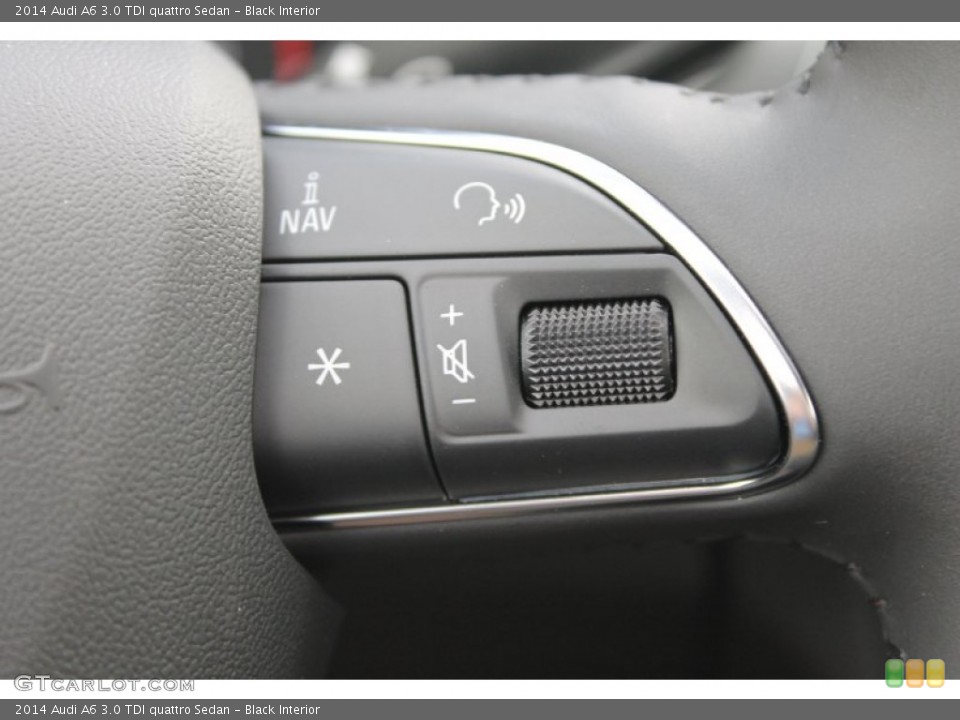 Black Interior Controls for the 2014 Audi A6 3.0 TDI quattro Sedan #83379496