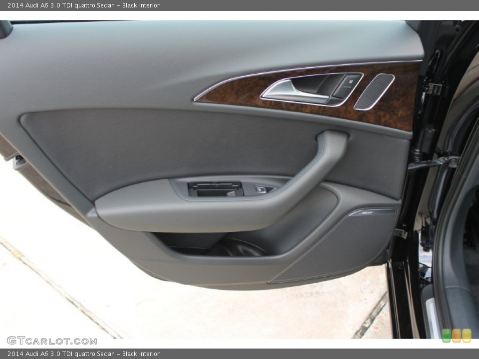 Black Interior Door Panel for the 2014 Audi A6 3.0 TDI quattro Sedan #83379526