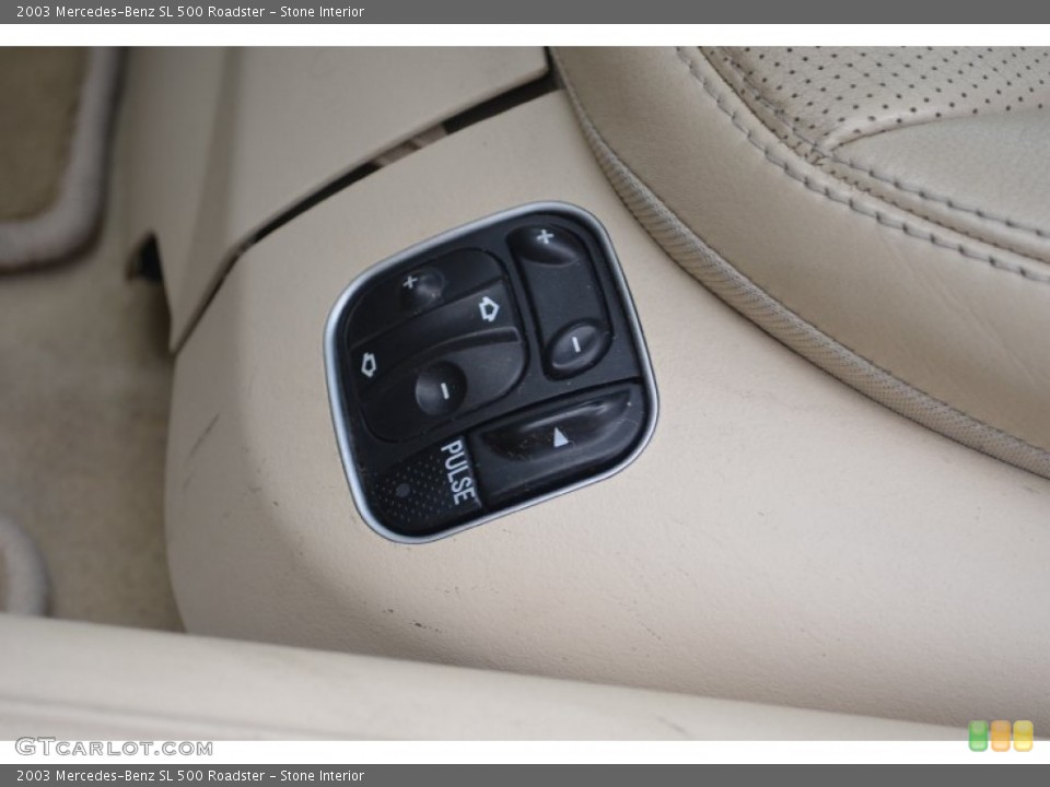 Stone Interior Controls for the 2003 Mercedes-Benz SL 500 Roadster #83380405