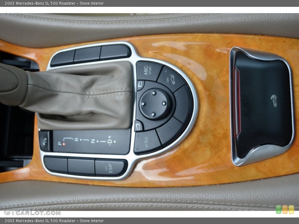 Stone Interior Controls for the 2003 Mercedes-Benz SL 500 Roadster #83380603