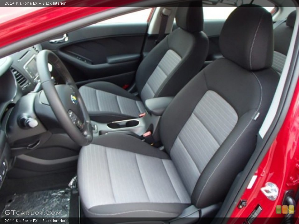 Black Interior Front Seat for the 2014 Kia Forte EX #83380729
