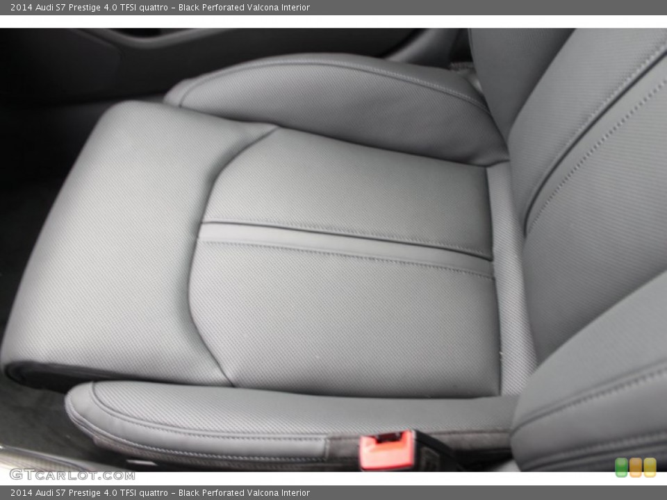 Black Perforated Valcona Interior Front Seat for the 2014 Audi S7 Prestige 4.0 TFSI quattro #83380765