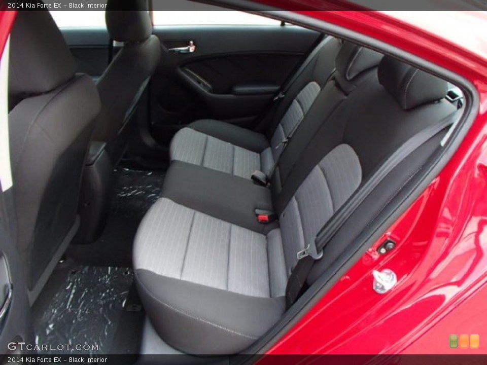 Black Interior Rear Seat for the 2014 Kia Forte EX #83380825