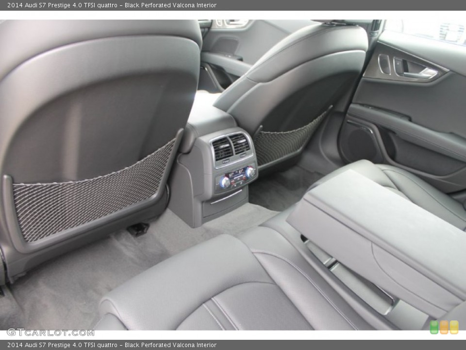 Black Perforated Valcona Interior Rear Seat for the 2014 Audi S7 Prestige 4.0 TFSI quattro #83381410