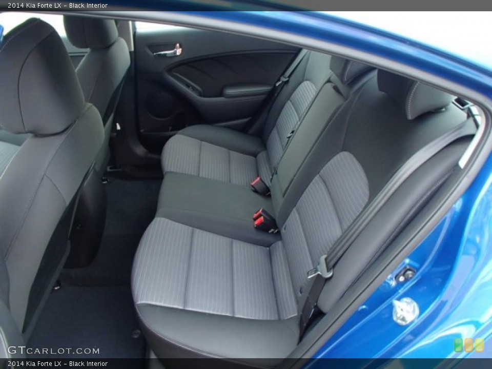 Black Interior Rear Seat for the 2014 Kia Forte LX #83381709