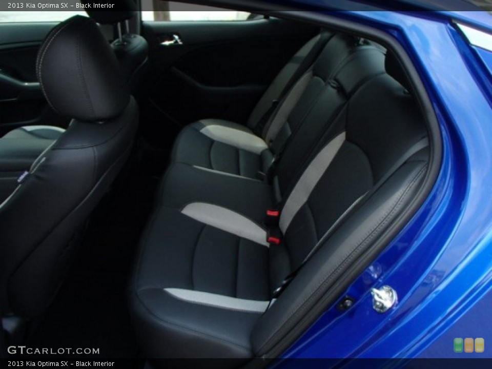 Black Interior Rear Seat for the 2013 Kia Optima SX #83381725