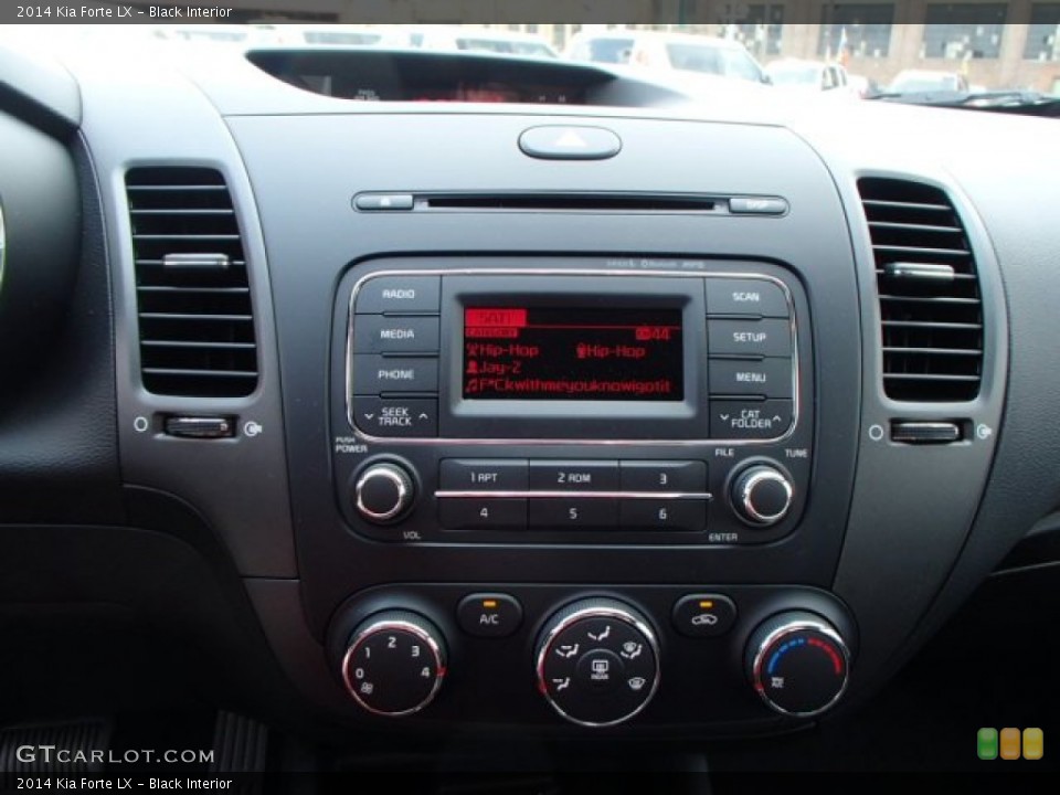 Black Interior Controls for the 2014 Kia Forte LX #83381926