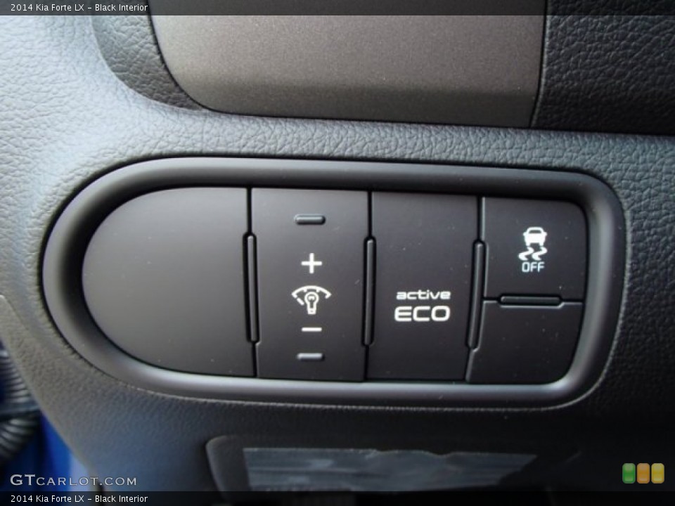 Black Interior Controls for the 2014 Kia Forte LX #83382106