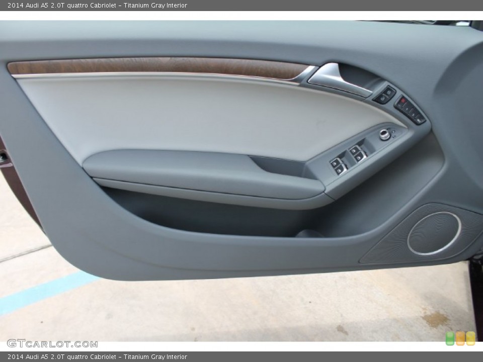 Titanium Gray Interior Door Panel for the 2014 Audi A5 2.0T quattro Cabriolet #83382143