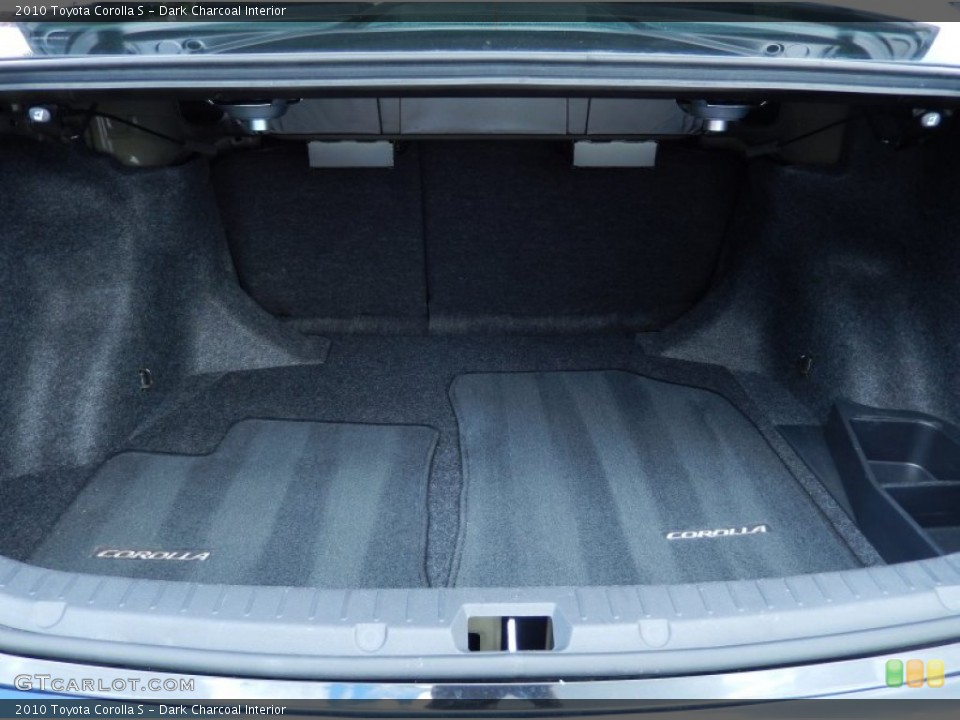 Dark Charcoal Interior Trunk for the 2010 Toyota Corolla S #83382175
