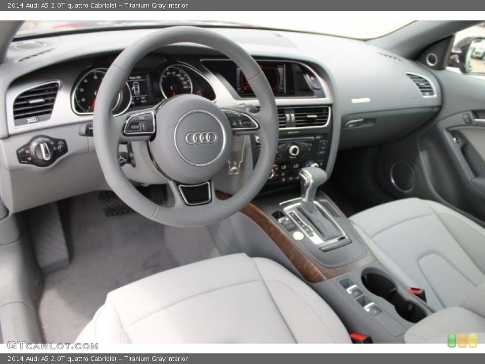 Titanium Gray Interior Prime Interior for the 2014 Audi A5 2.0T quattro Cabriolet #83382211