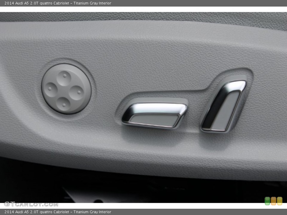 Titanium Gray Interior Controls for the 2014 Audi A5 2.0T quattro Cabriolet #83382322