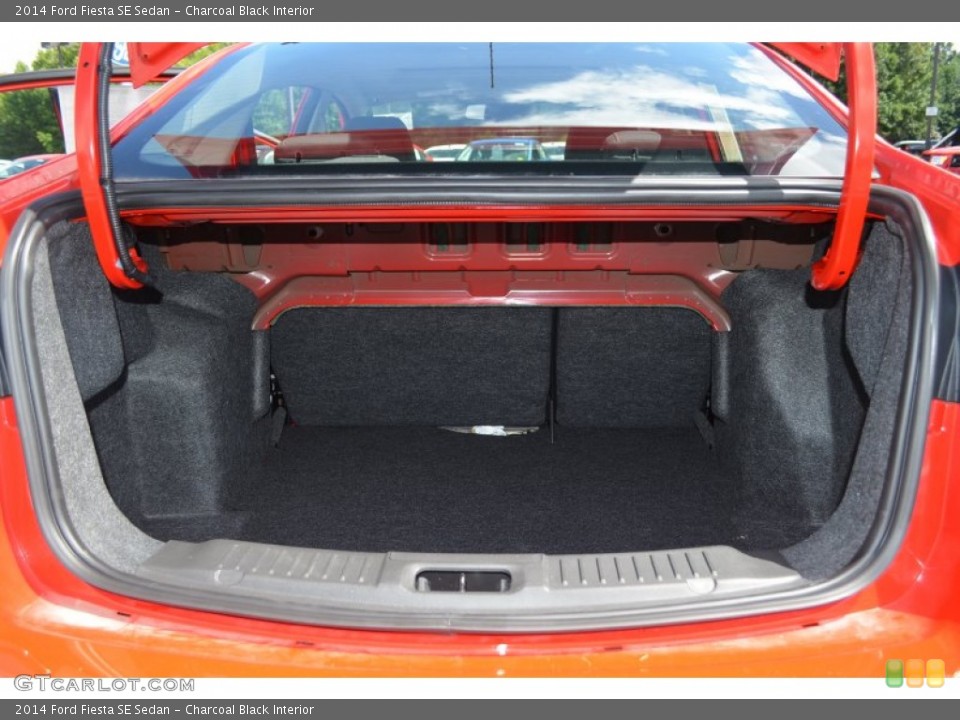 Charcoal Black Interior Trunk for the 2014 Ford Fiesta SE Sedan #83382328