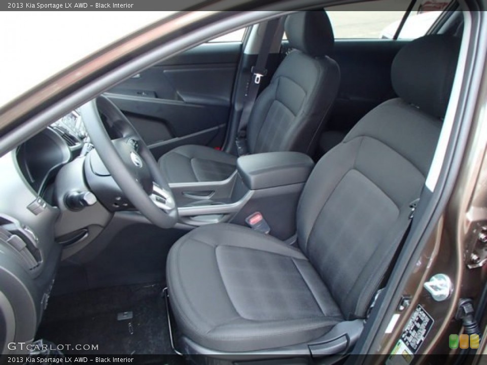 Black Interior Photo for the 2013 Kia Sportage LX AWD #83382836