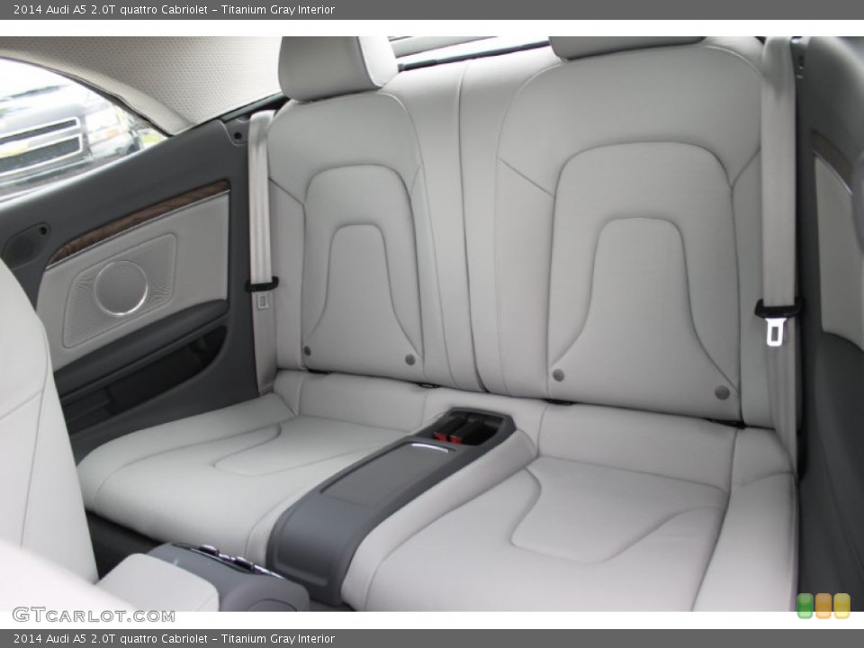 Titanium Gray Interior Rear Seat for the 2014 Audi A5 2.0T quattro Cabriolet #83383018