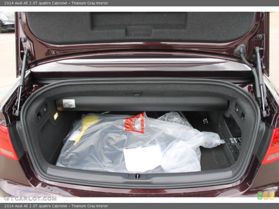 Titanium Gray Interior Trunk for the 2014 Audi A5 2.0T quattro Cabriolet #83383076