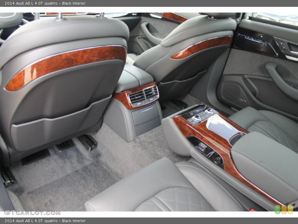 Black Interior Rear Seat for the 2014 Audi A8 L 4.0T quattro #83383701