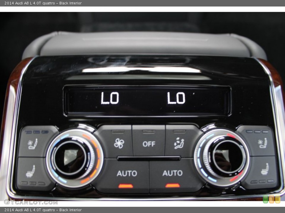 Black Interior Controls for the 2014 Audi A8 L 4.0T quattro #83383803