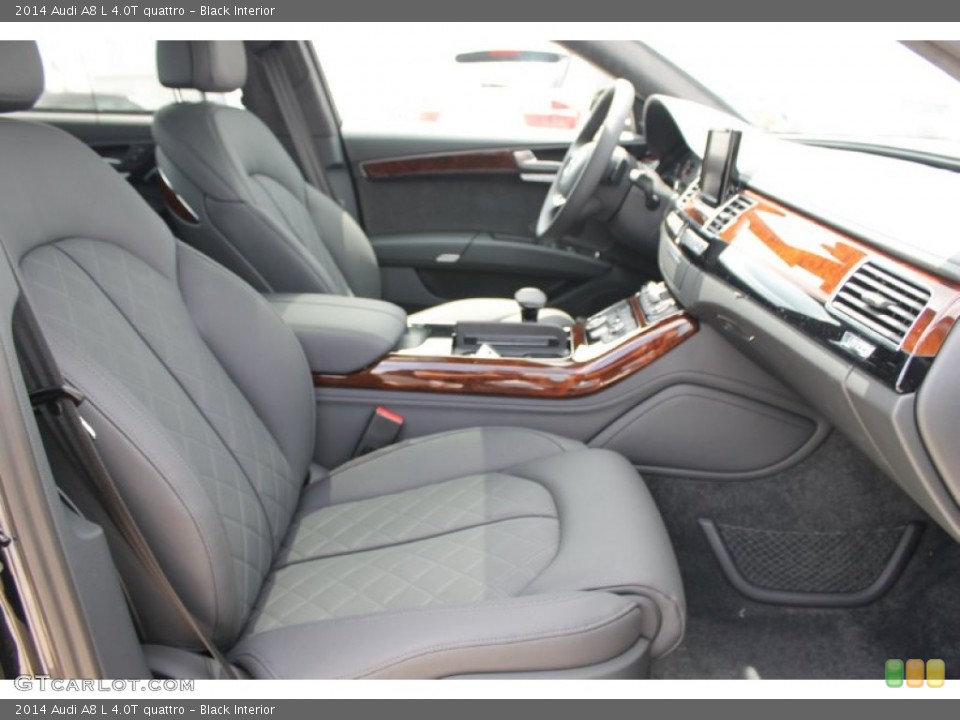 Black Interior Front Seat for the 2014 Audi A8 L 4.0T quattro #83384195