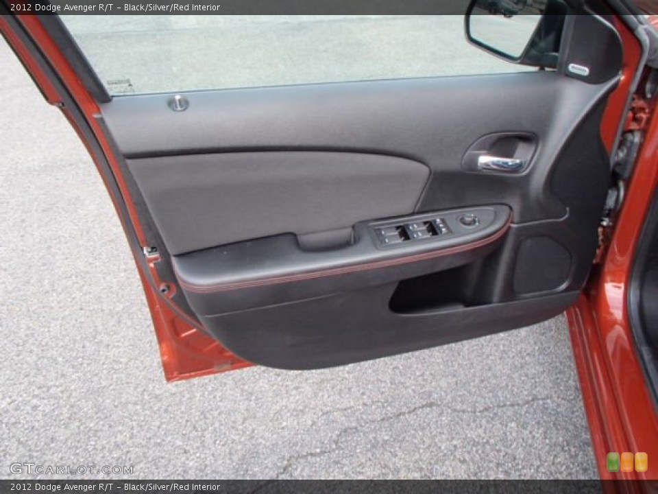 Black/Silver/Red Interior Door Panel for the 2012 Dodge Avenger R/T #83384203
