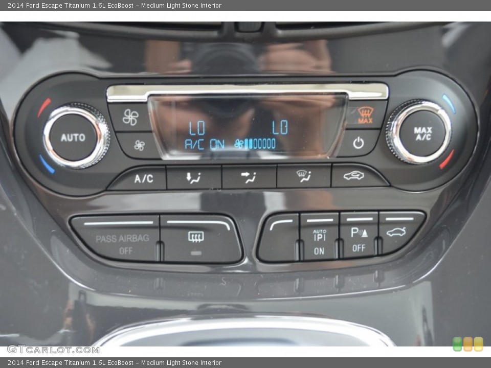 Medium Light Stone Interior Controls for the 2014 Ford Escape Titanium 1.6L EcoBoost #83384278