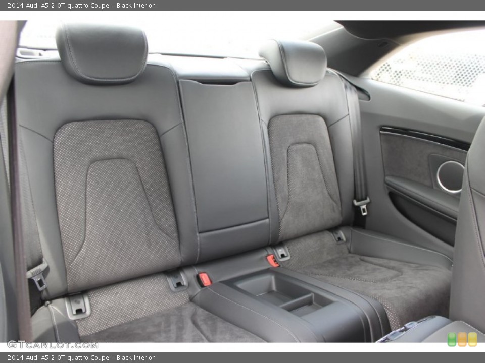 Black Interior Rear Seat for the 2014 Audi A5 2.0T quattro Coupe #83385616