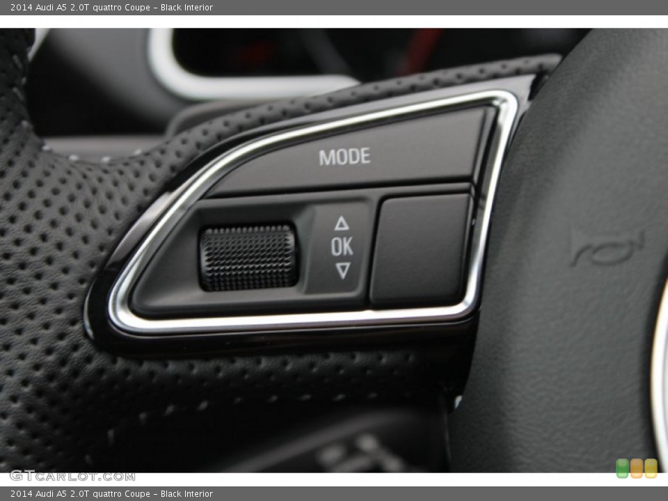 Black Interior Controls for the 2014 Audi A5 2.0T quattro Coupe #83385907