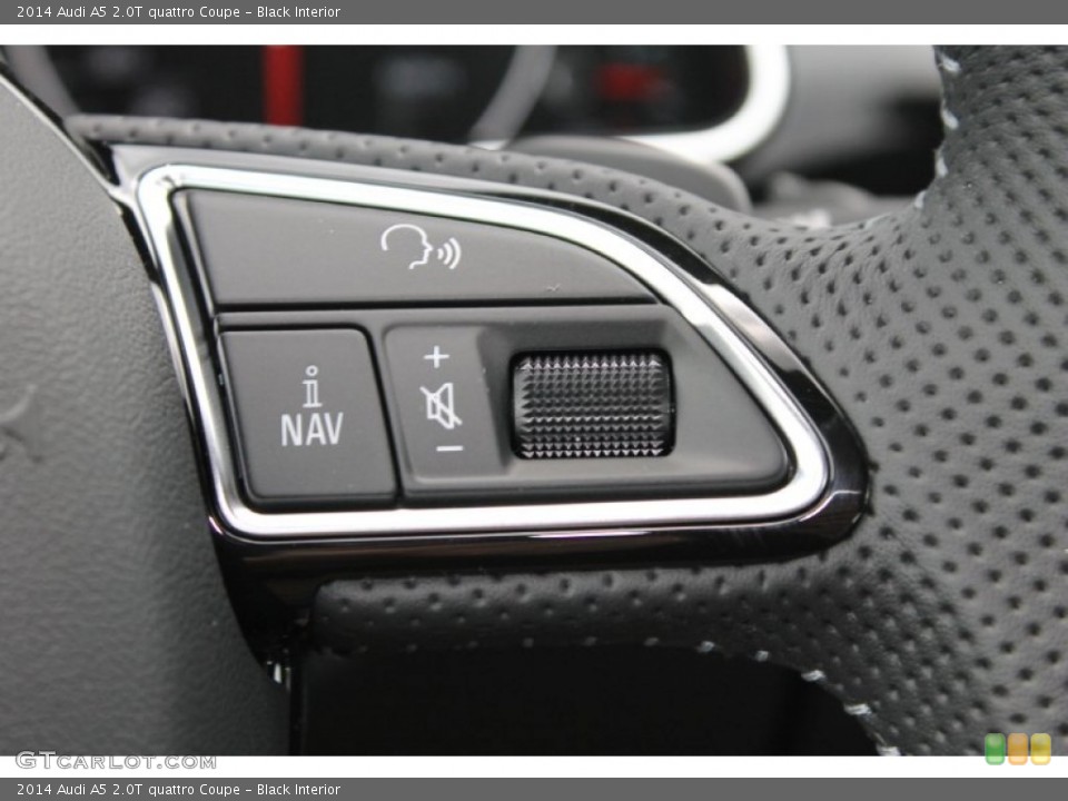 Black Interior Controls for the 2014 Audi A5 2.0T quattro Coupe #83385976