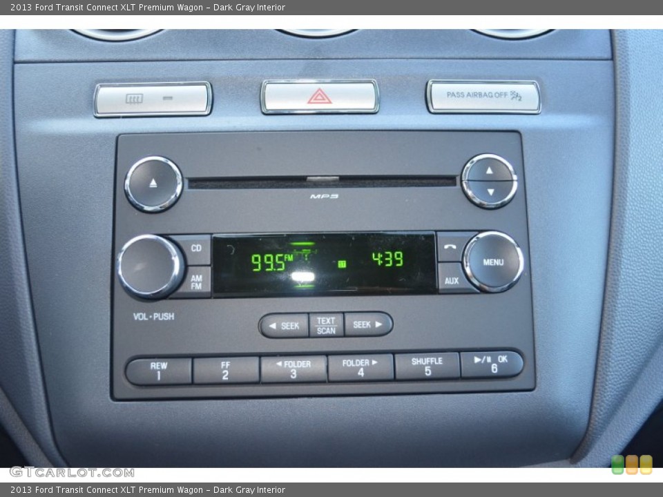 Dark Gray Interior Audio System for the 2013 Ford Transit Connect XLT Premium Wagon #83386972
