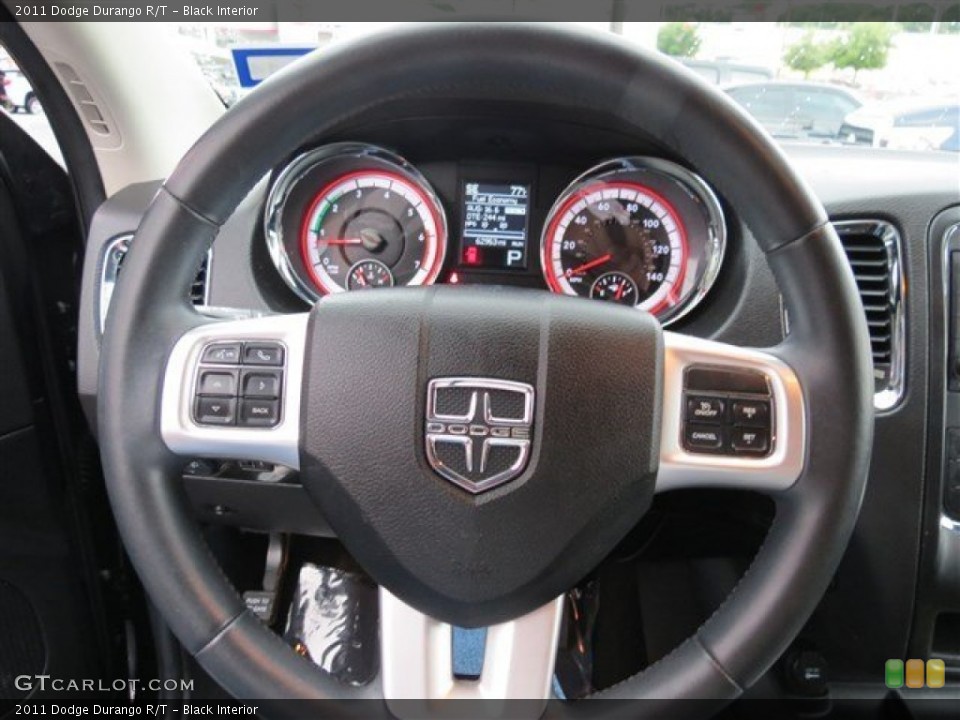 Black Interior Steering Wheel for the 2011 Dodge Durango R/T #83388826